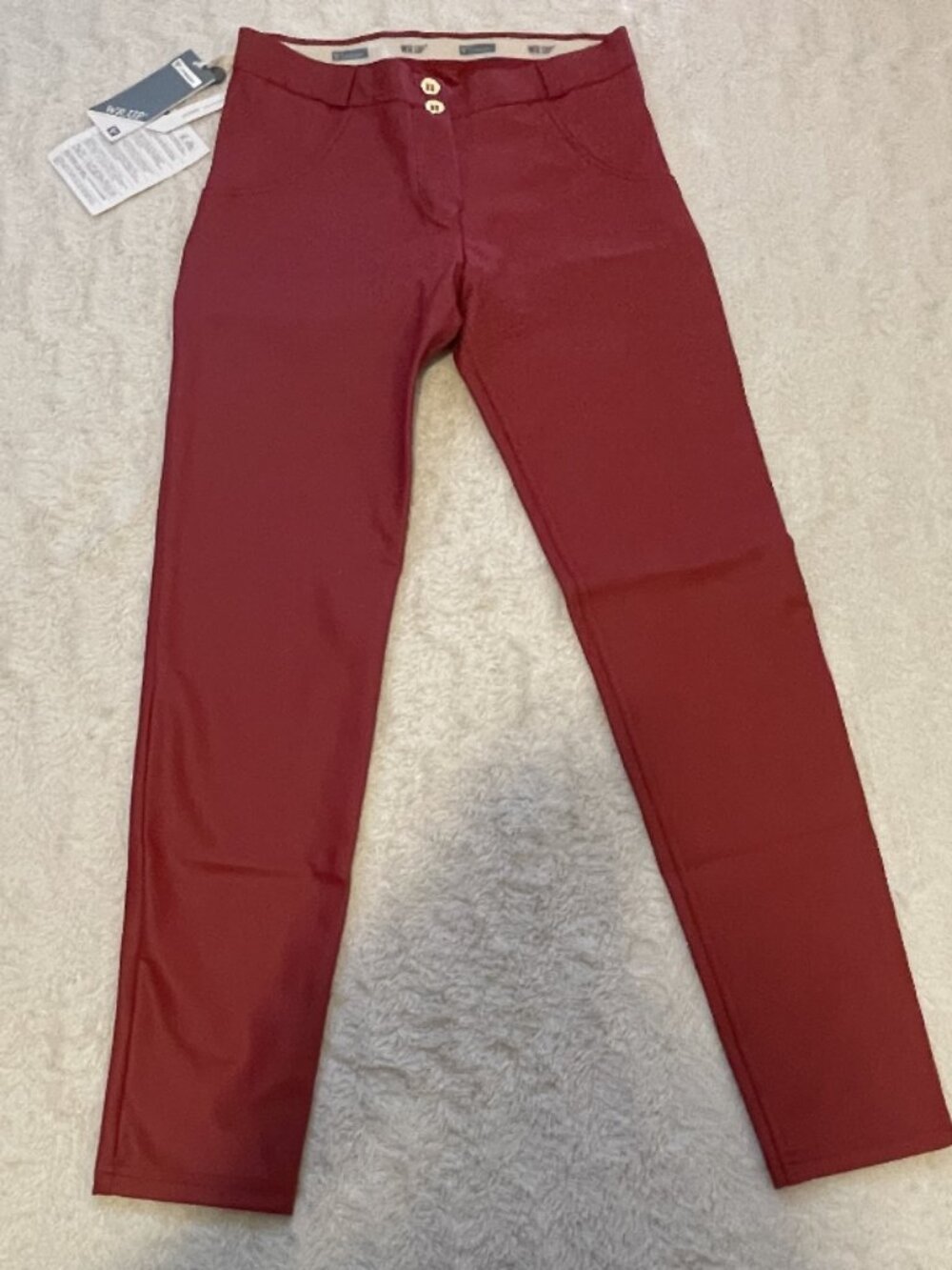 ✨NWT Red Pleather Freddy Pants - Size M